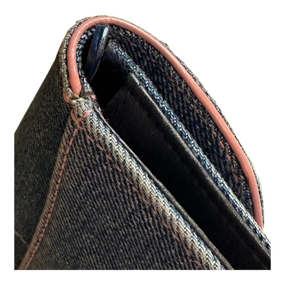 Vintage Dior Denim Long Saddle Wallet - Picture 8 of 15
